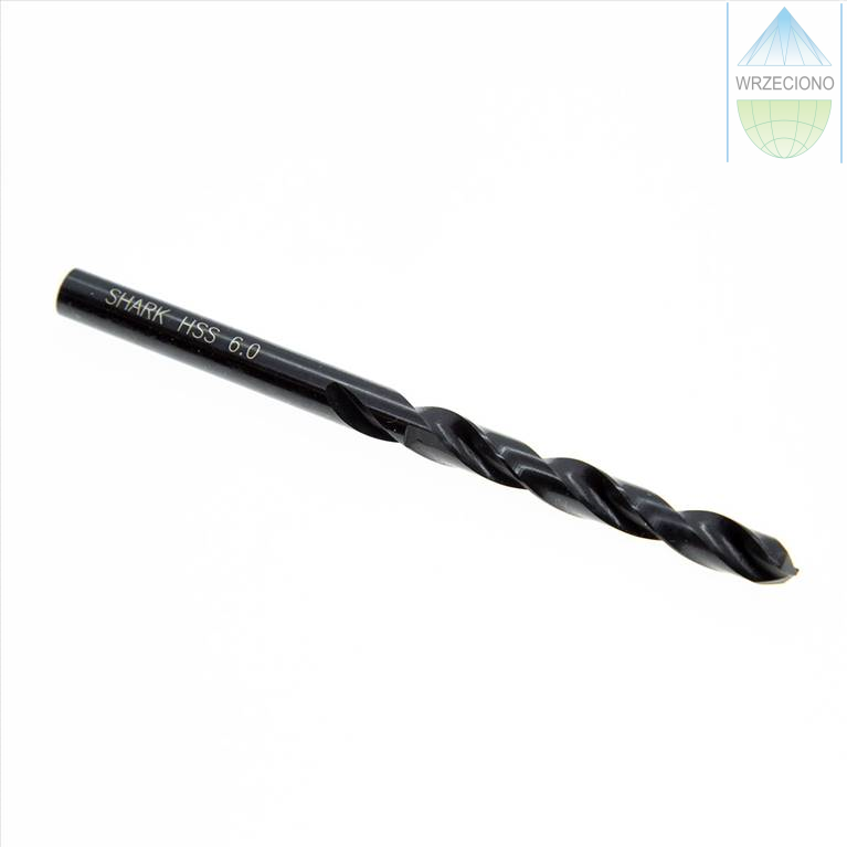 Wiertło HSS-G, SHARK,  M2 czarne, szlifowane, DIN 338, 9.00x125/81, o podwyższonej wytrzymałości. 