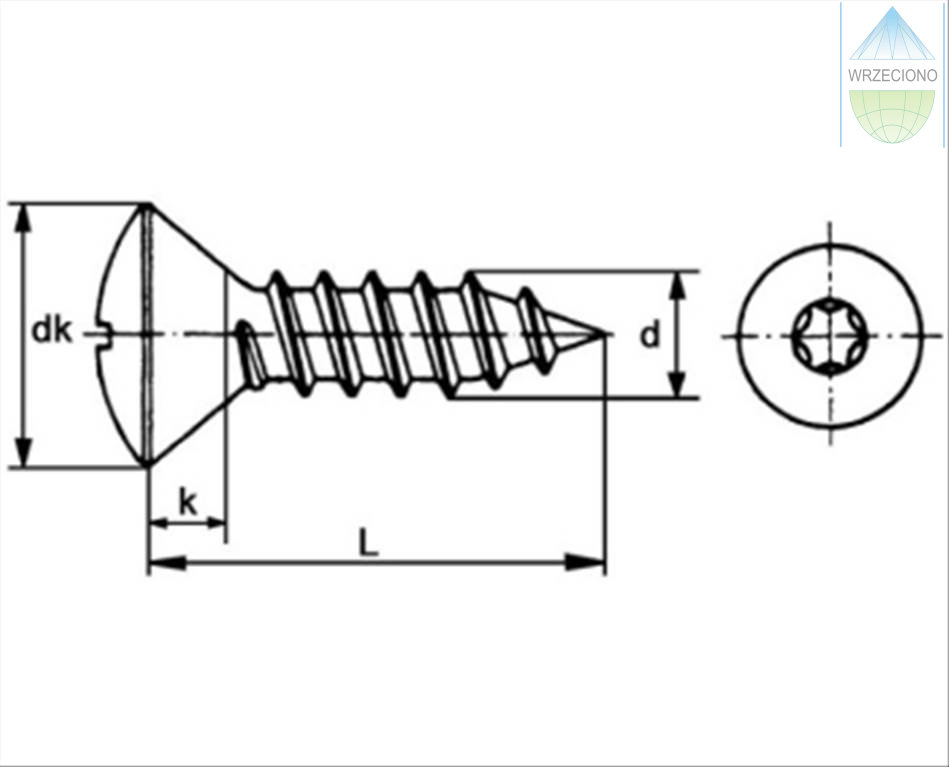 DIN 7983 - Wkręt z łbem stożkowo-wypukłym z gniazdem Torx.jpg